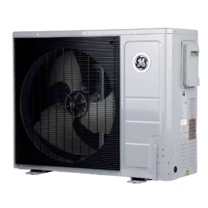GE 18 SEER2 side-discharge inverter heat pump